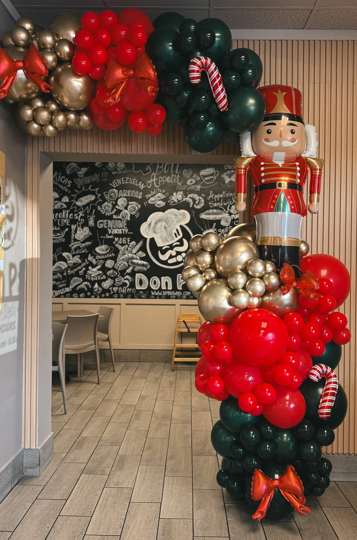 Premium Balloon Wall Elegant Decor for Restaurants & Businesses