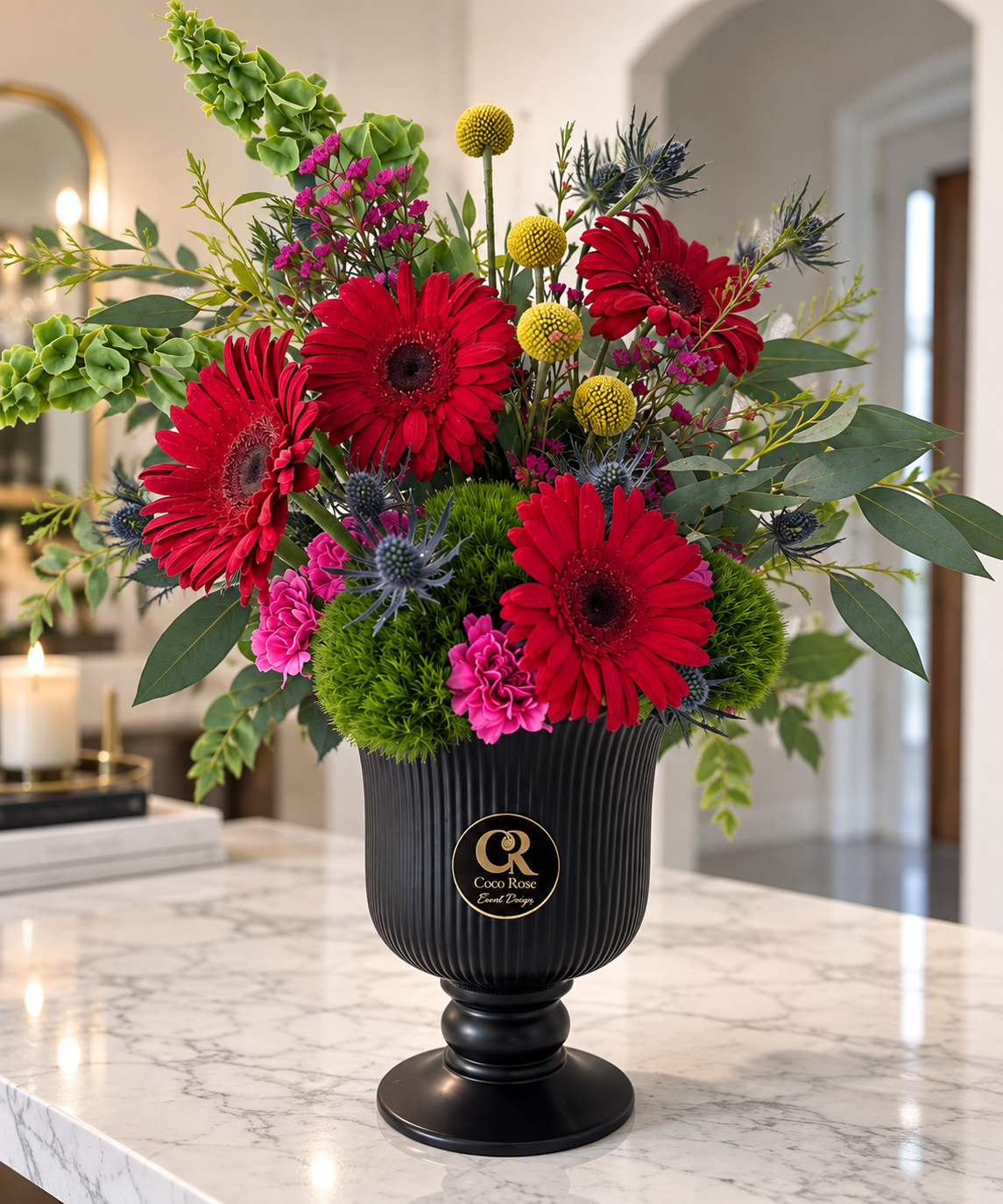 Scarlet Garden Floral Arrangement