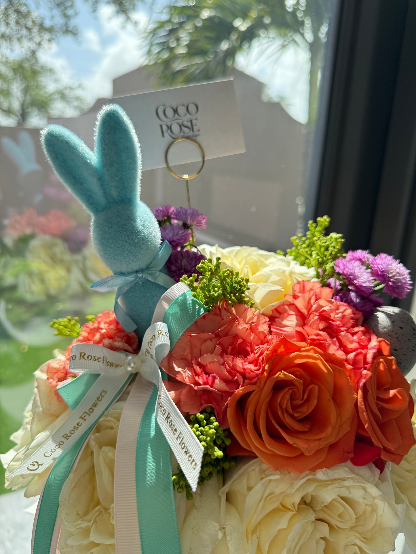 Easter Bunny Floral Box