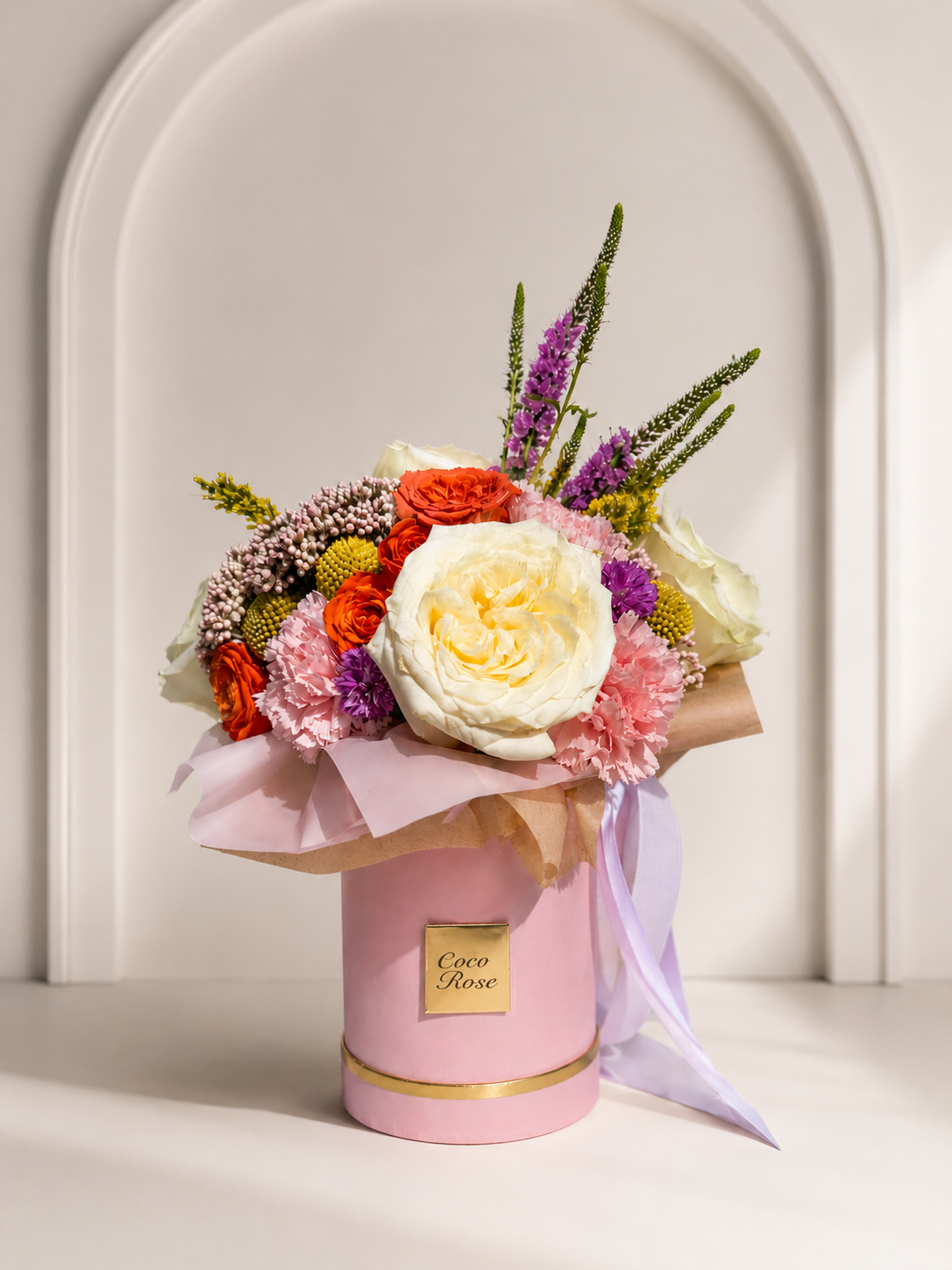 Rosé Garden Arrangement