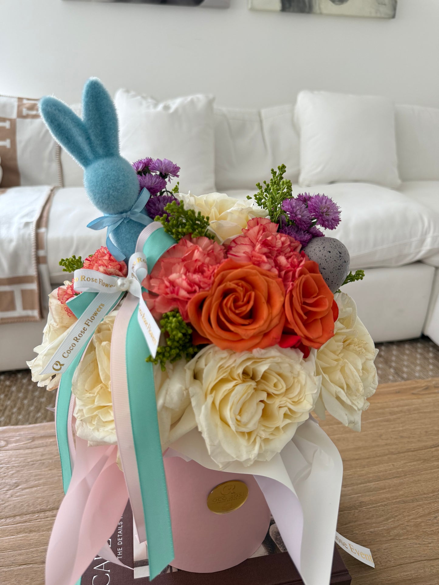 Easter Bunny Floral Box