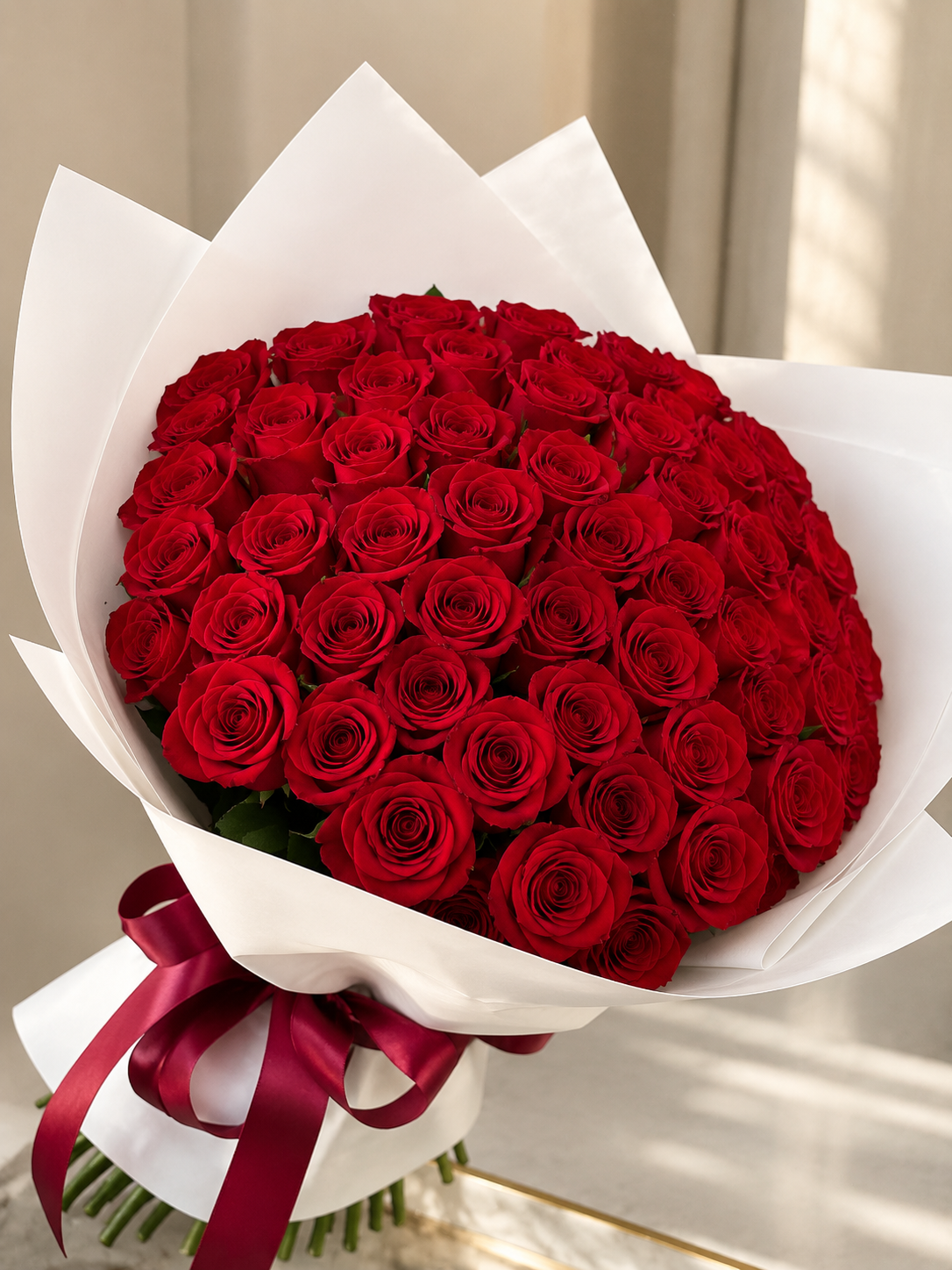 🌹 Red Rose Buchón Bouquet