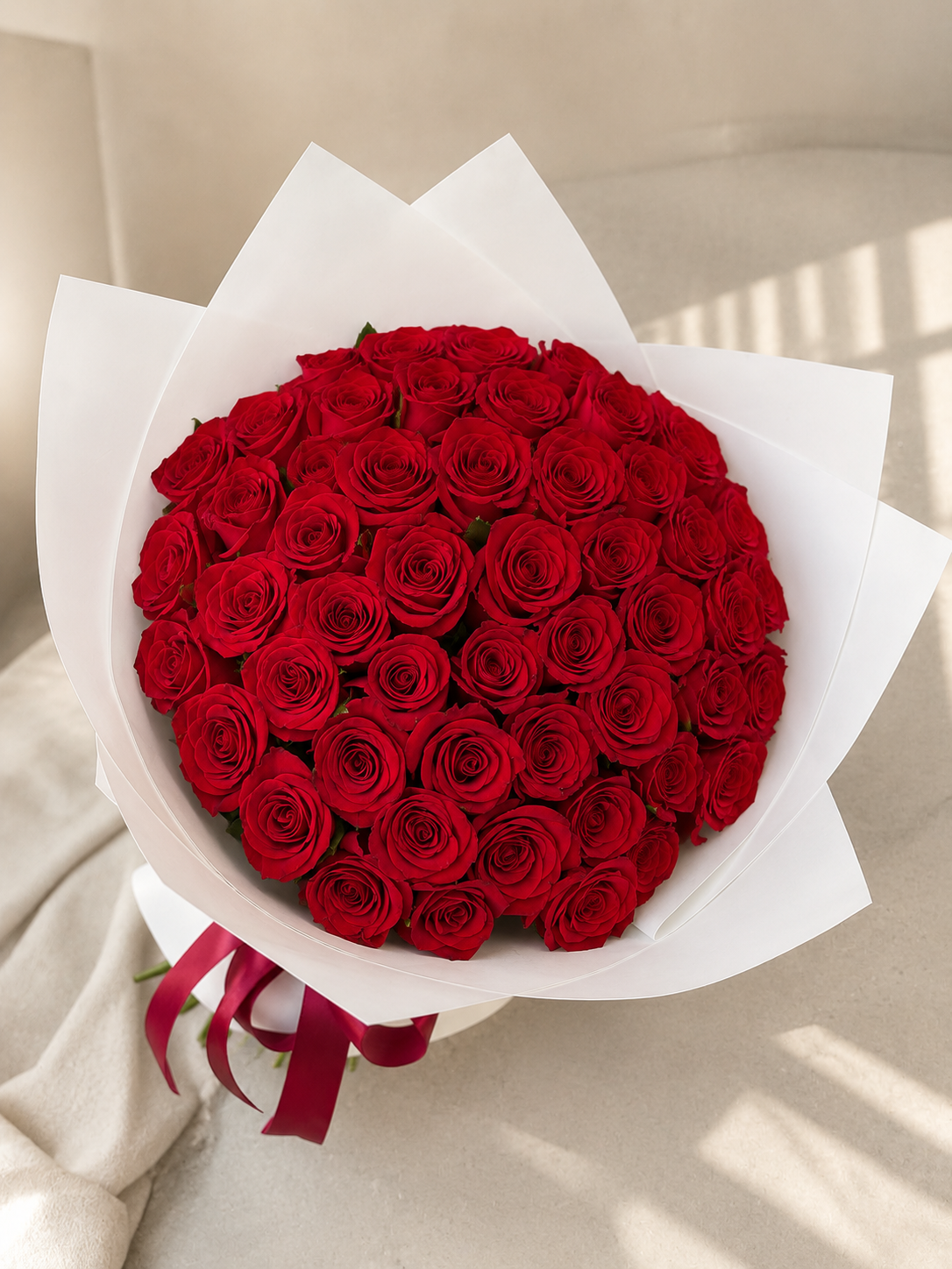 🌹 Red Rose Buchón Bouquet