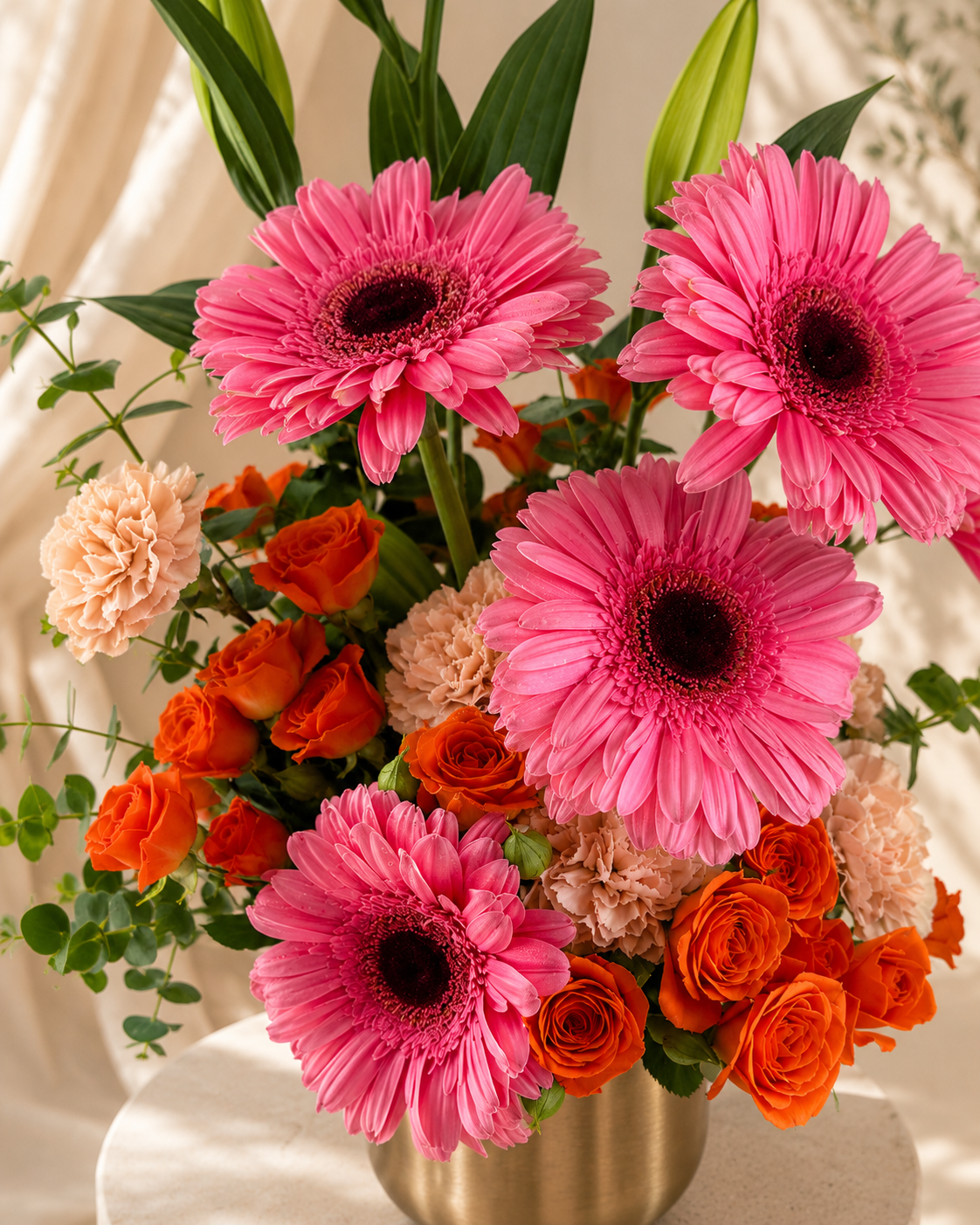 Blush & Tangerine Bloom