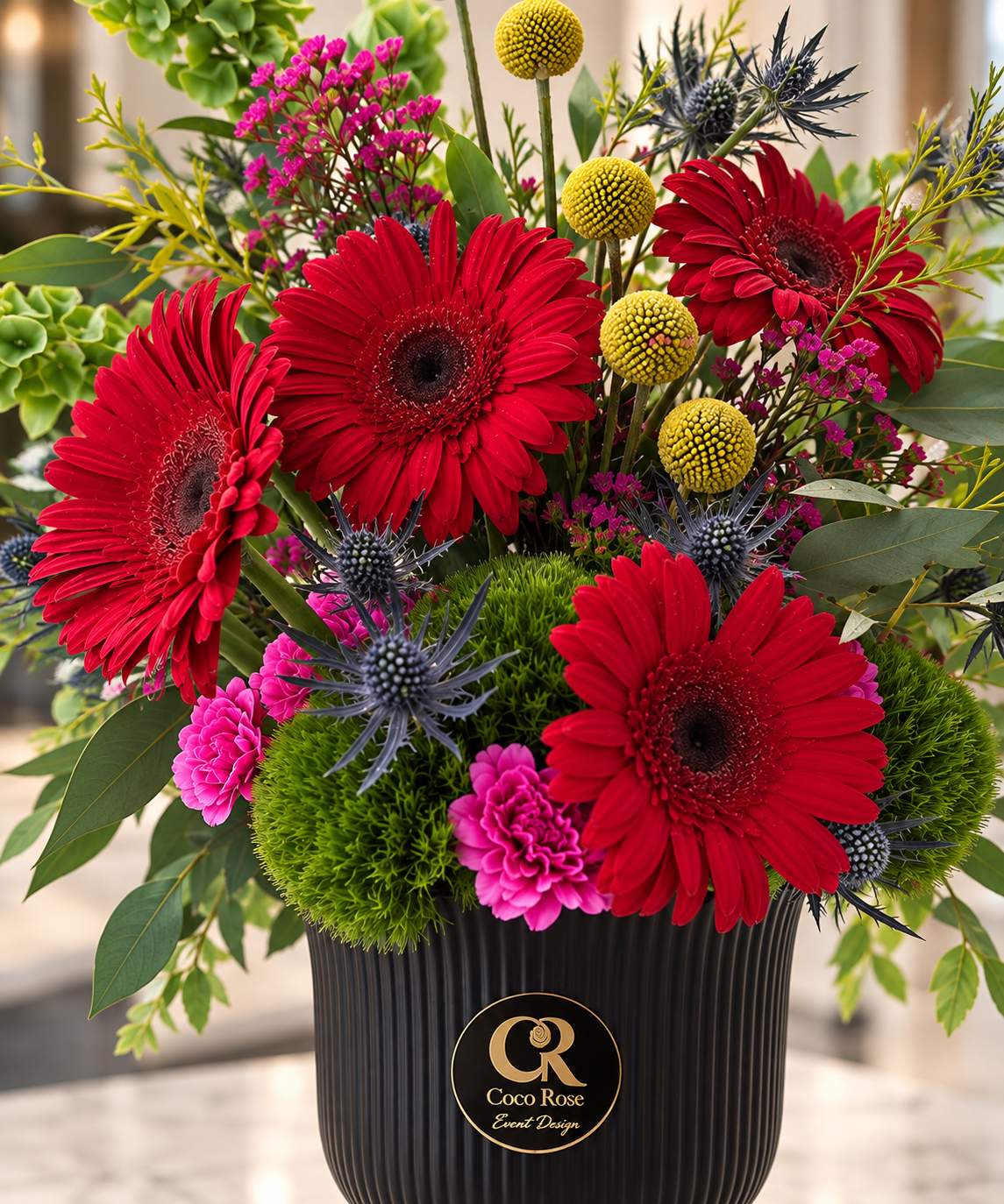 Scarlet Garden Floral Arrangement