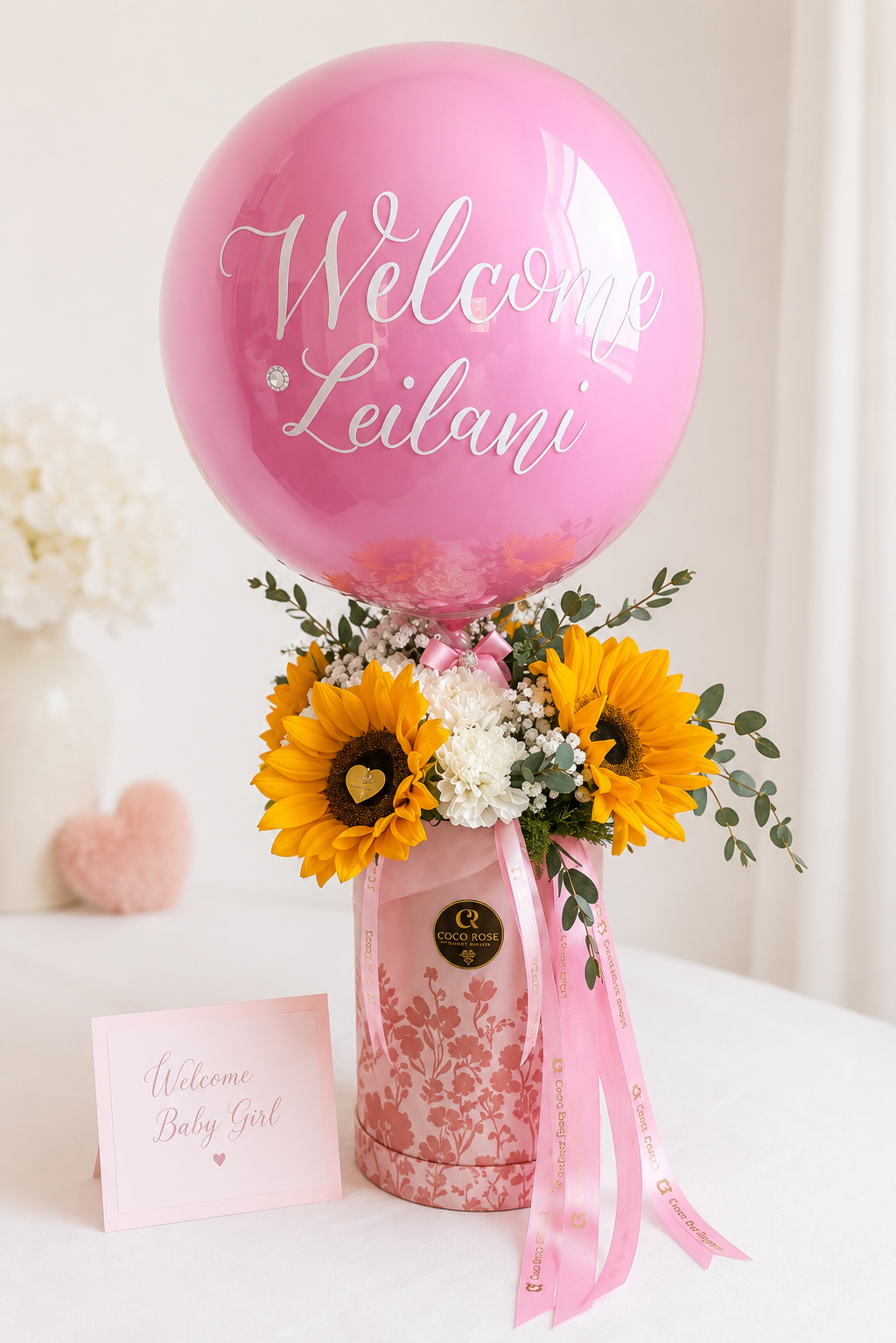 Hello Little Princess – Personalized Baby Welcome Arrangement