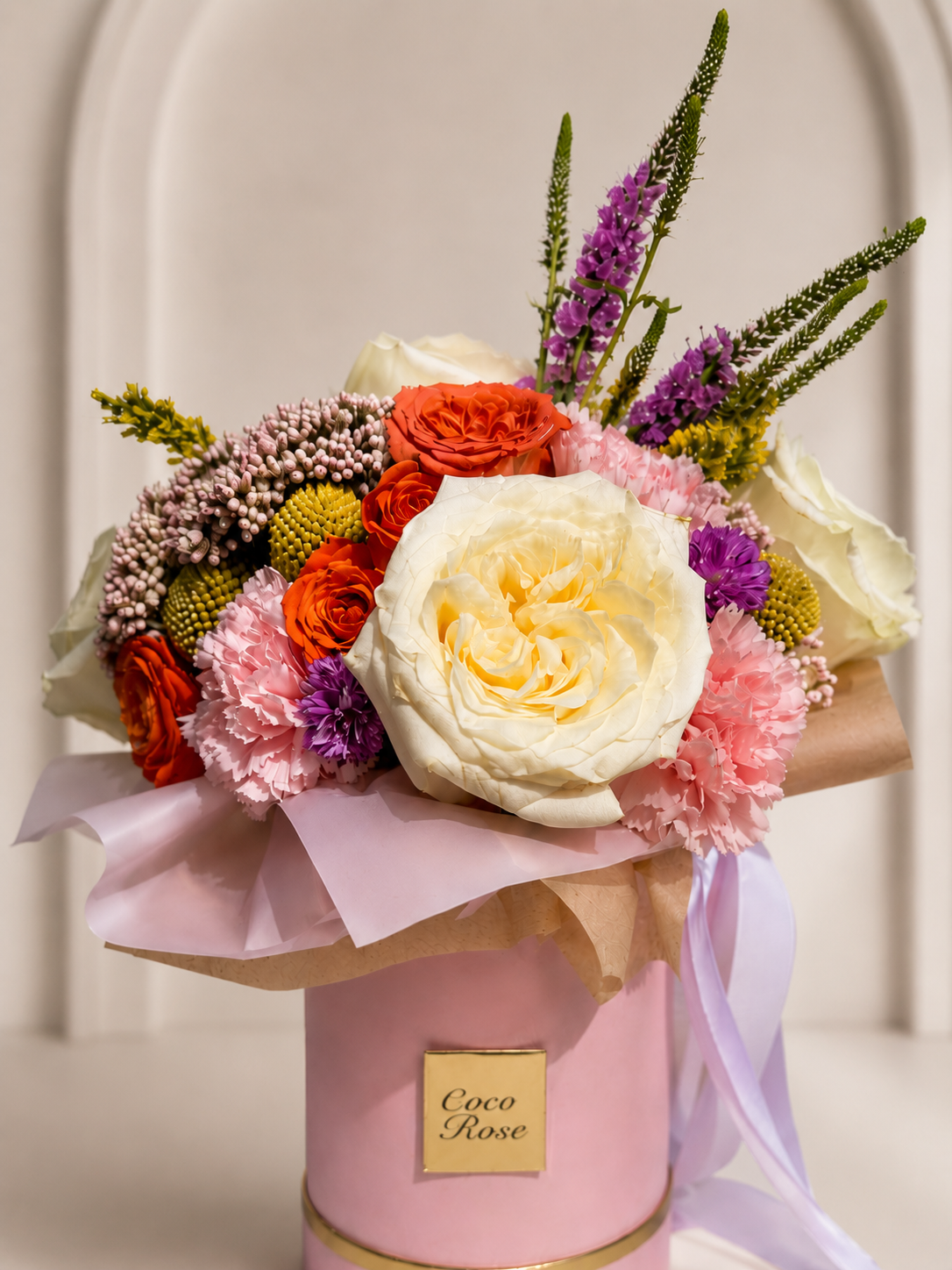 Rosé Garden Arrangement