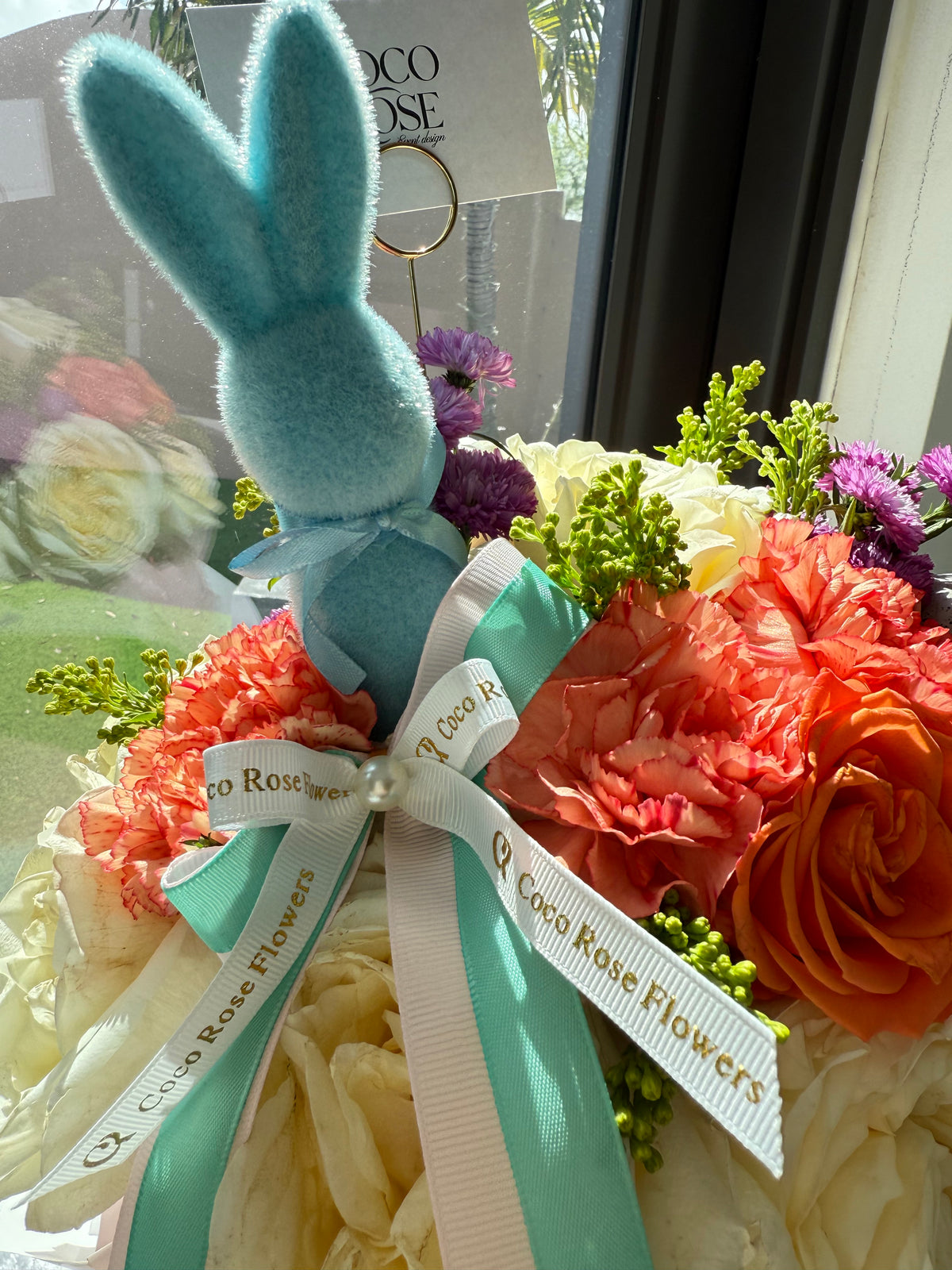 Easter Bunny Floral Box