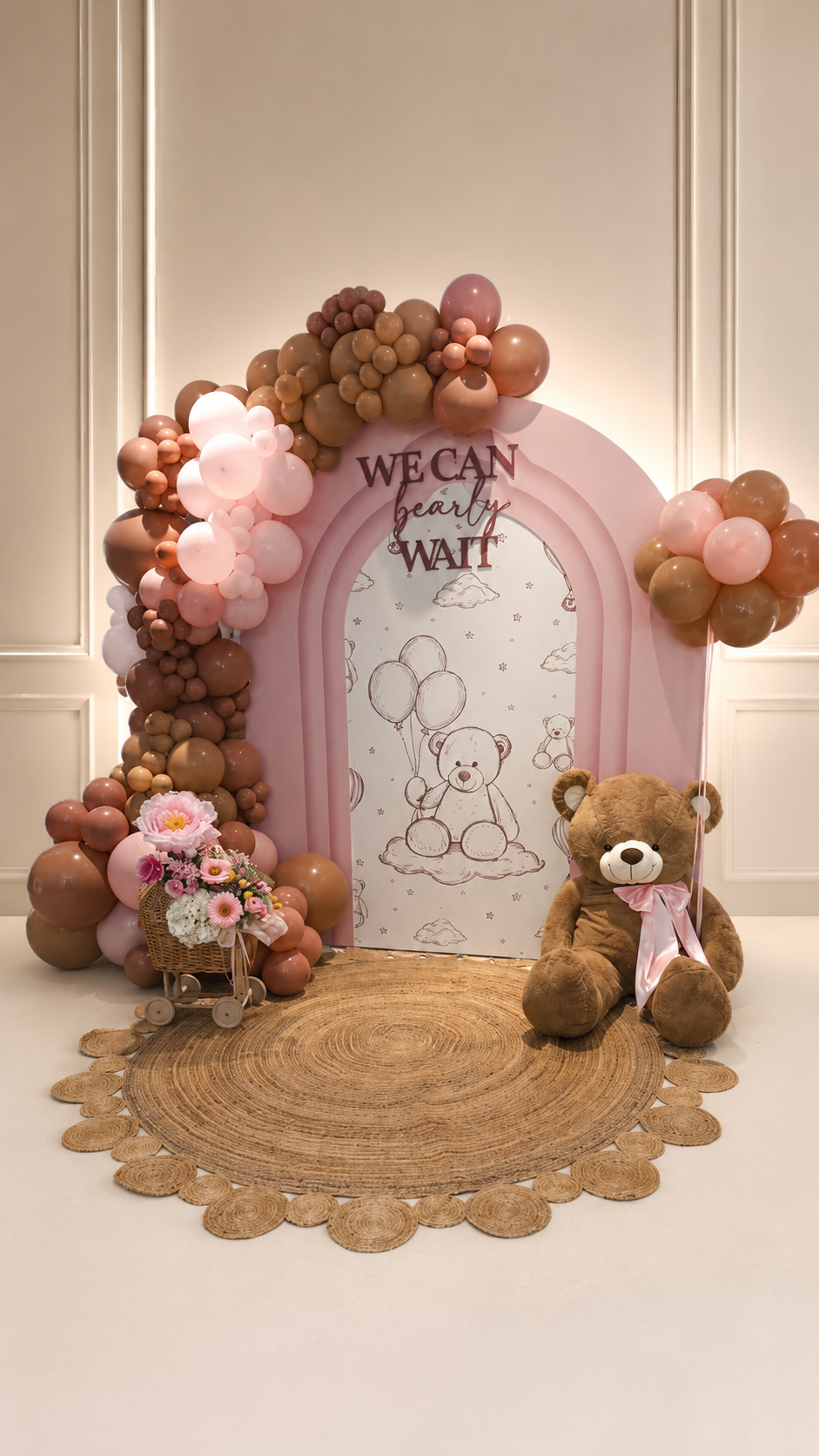 We Can Bearly Wait Baby Shower Setup