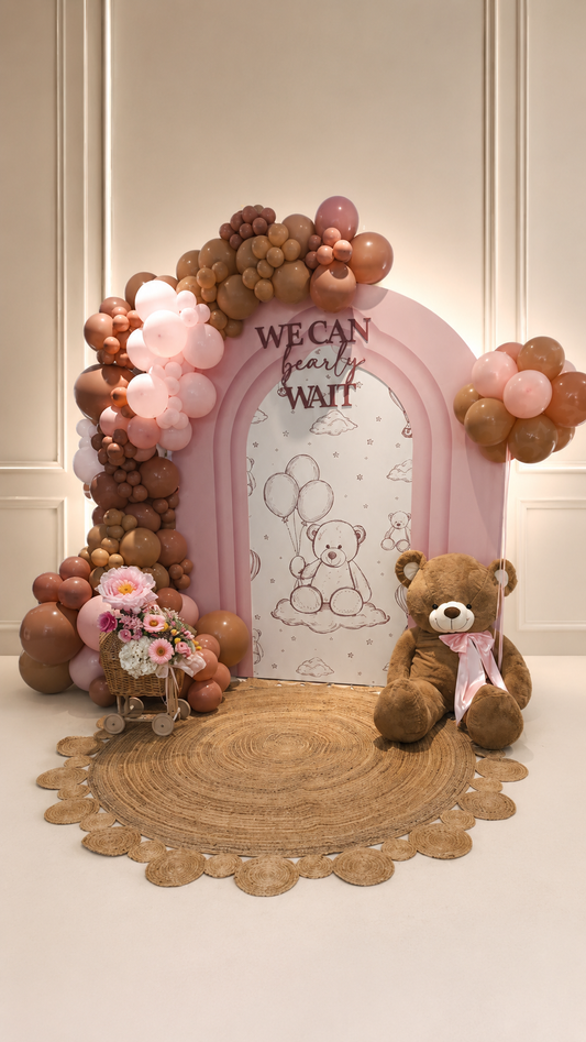 We Can Bearly Wait Baby Shower Setup