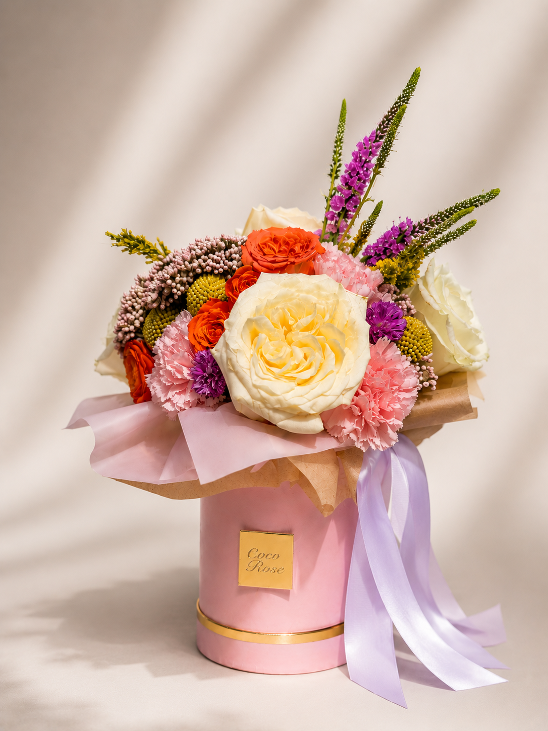 Rosé Garden Arrangement