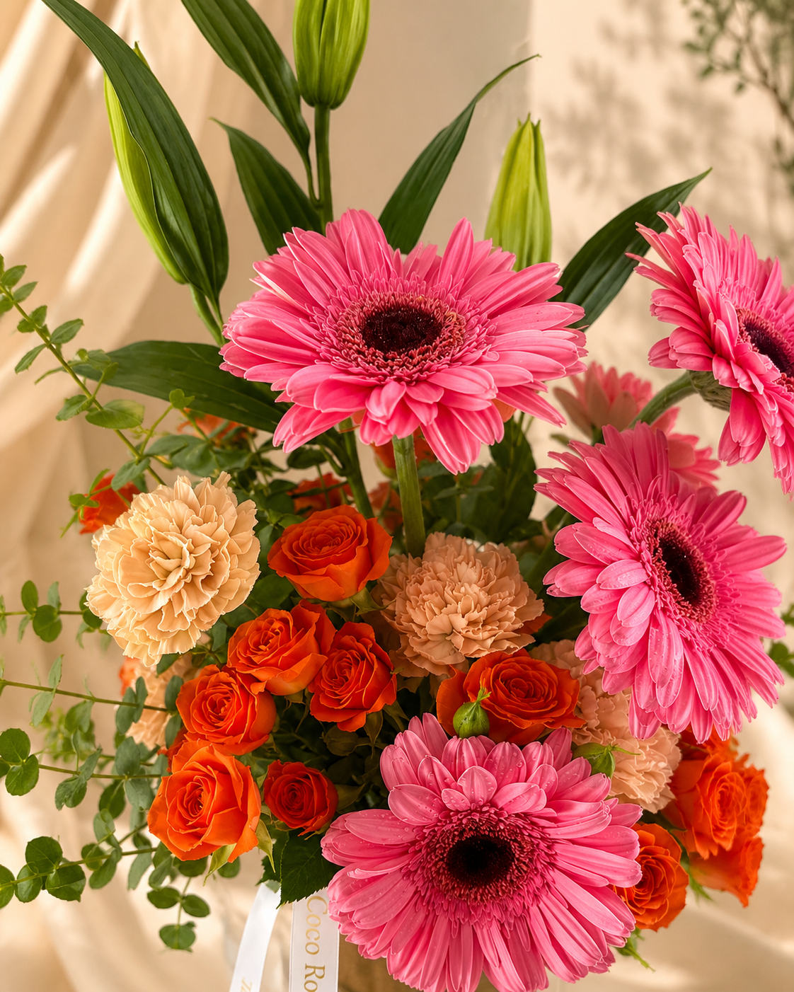Blush & Tangerine Bloom
