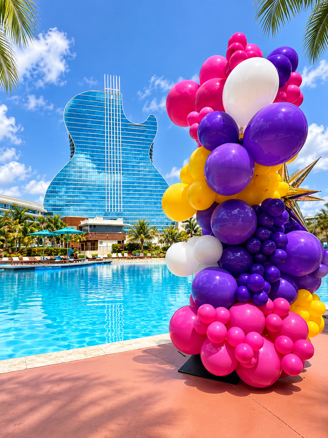 Grand Entrance Balloon Columns Event Balloon Decor