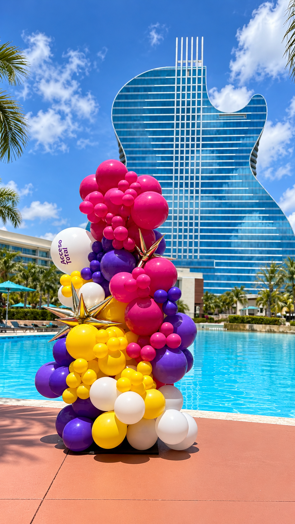 Grand Entrance Balloon Columns Event Balloon Decor