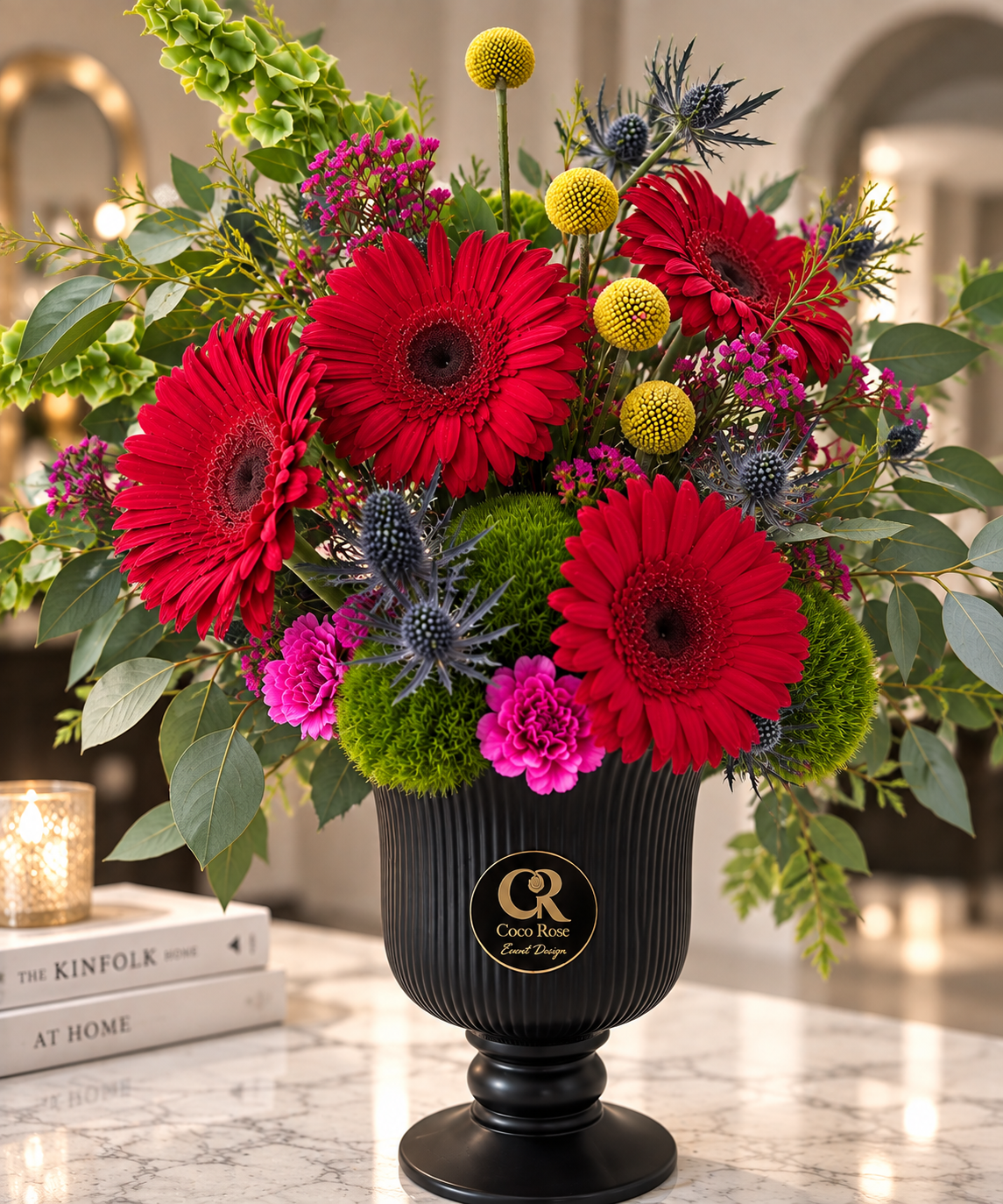 Scarlet Garden Floral Arrangement